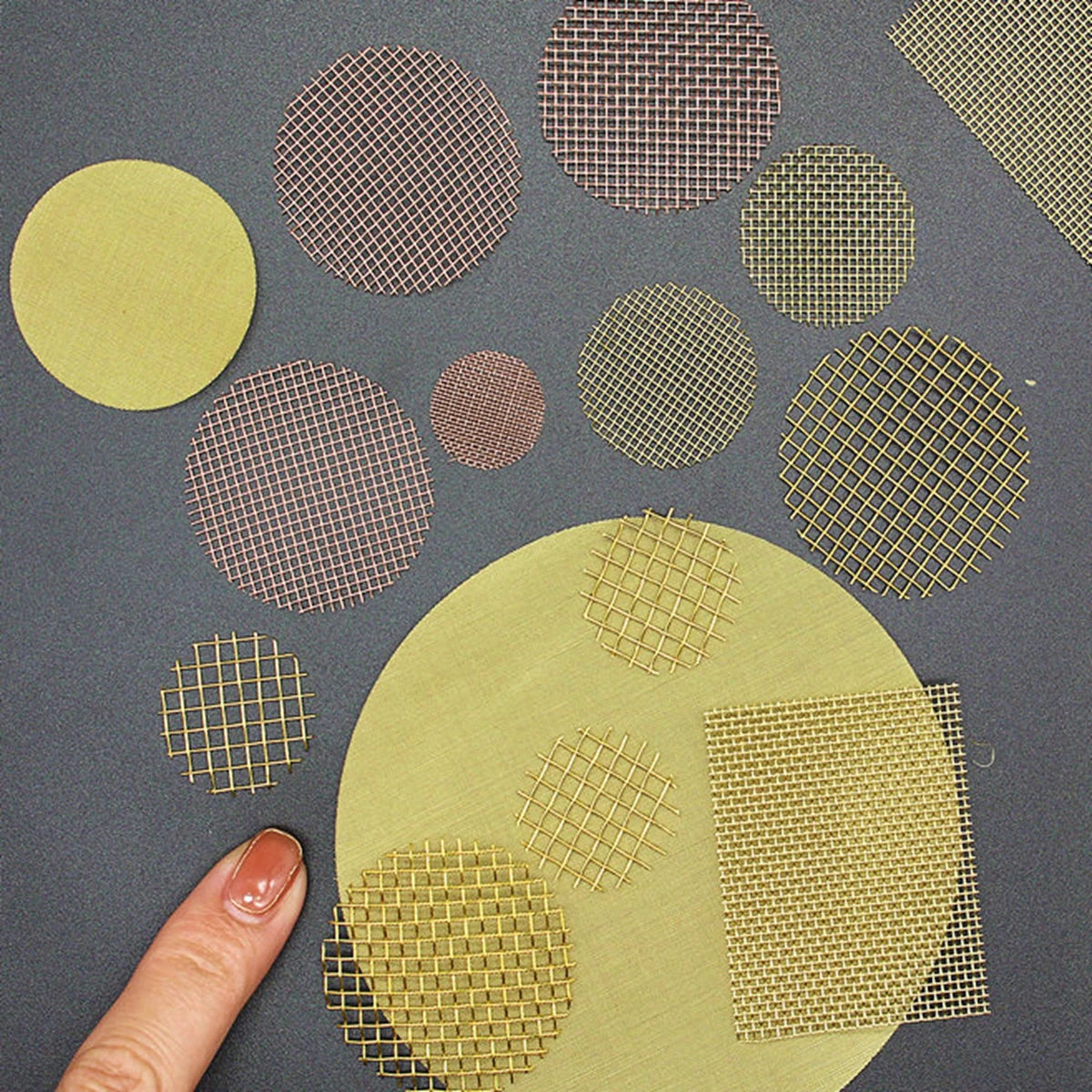 Metaximious Messingfiltersieb 15x15cm - 20 Mesh Gewebedraht Für DIY-Projekte