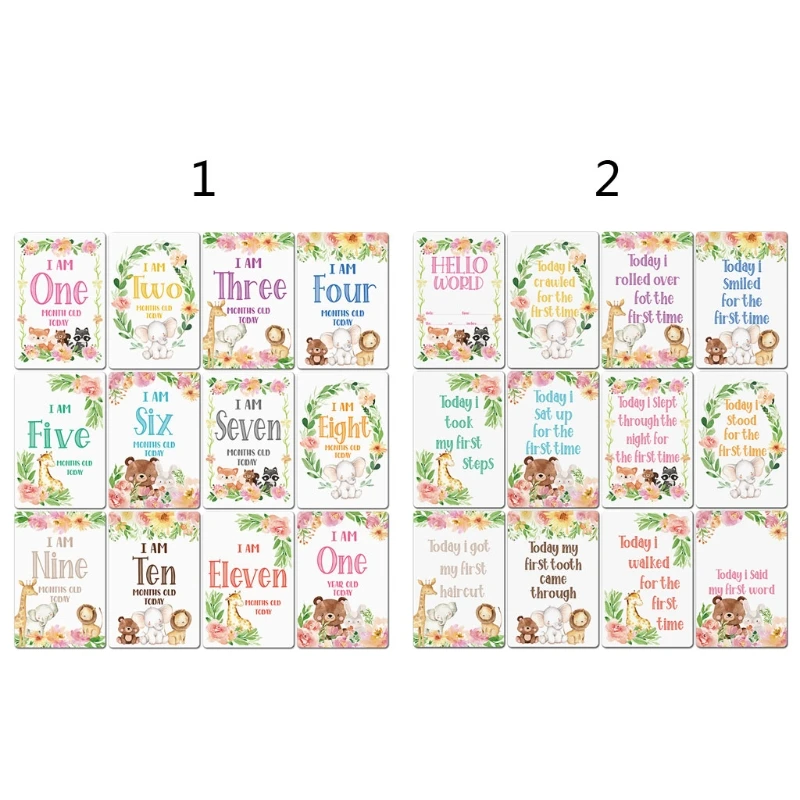 

Карточки Baby Moment Cards Унисекс Landmark Memory Milestone Photo Cards для Key Age Marke