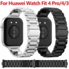 Metal Strap for Huawei Watch Fit 4/3/4 Pro Original Stainless steel Wristband Correa for Huawei Watch Fit 4/3 Bracelet Watchband