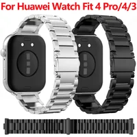 Metal Strap for Huawei Watch Fit 4/3/4 Pro Original Stainless steel Wristband Correa for Huawei Watch Fit 4/3 Bracelet Watchband