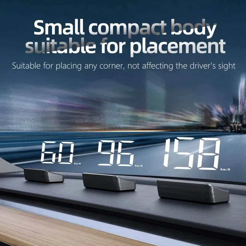 Car Speedometer HUD Head Up Display Digital Speed Meter Windshield Projector Vehicles Truck Auto Electronics Accessories head up display