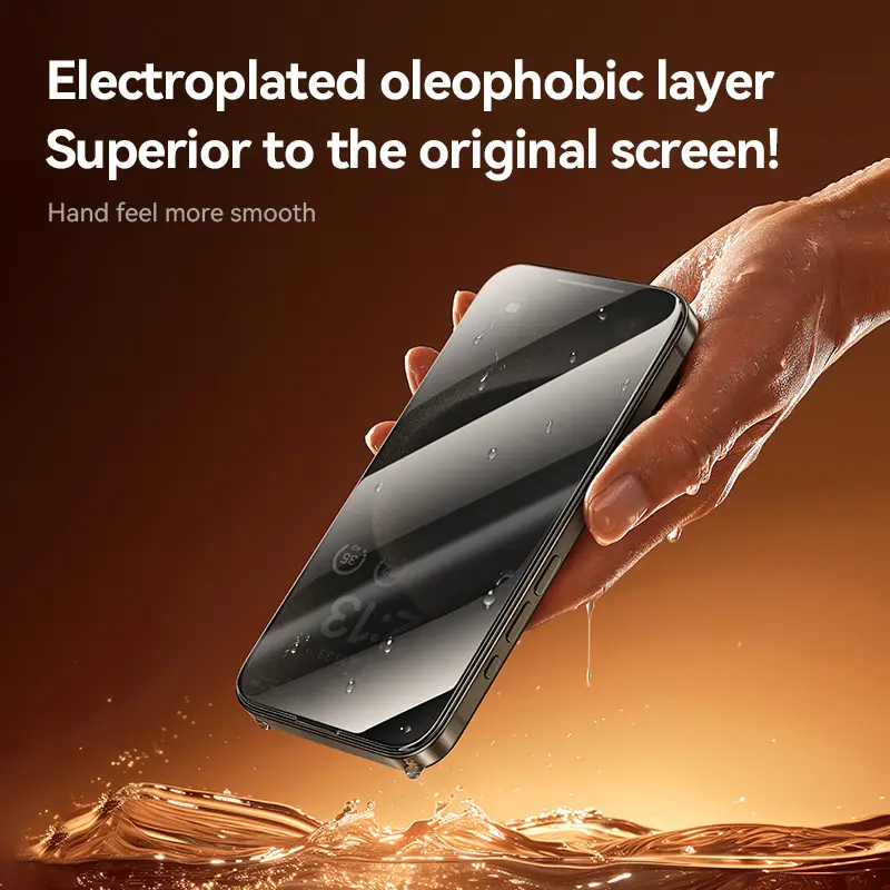 Joyroom 1/2Pcs Anti-spy Glass For iPhone 17 16 15 14 Pro Max Glass For iPhone 17 16 15 14 13 12 Pro Max Privacy Screen Protector - Image 4