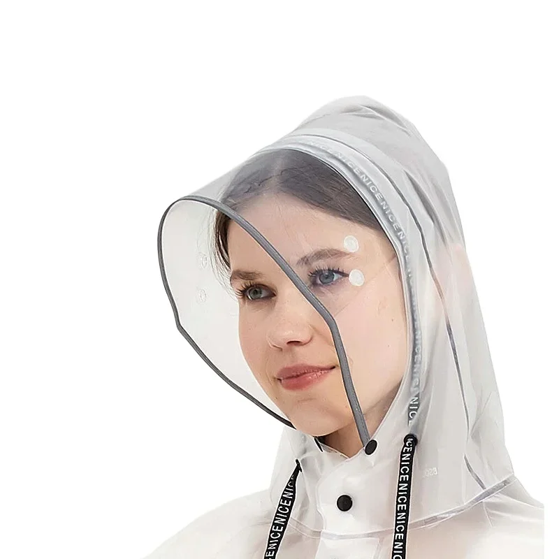 Clear Raincoat for Kids Girls Boys Poncho Rain Coats Quicksand Hood Lightweight Rain Suit Impermeable