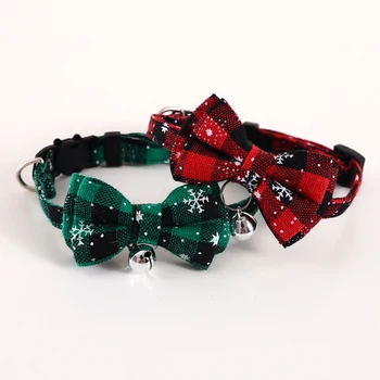 Pet Breakaway Cat Collar Bow Tie And Bell 1