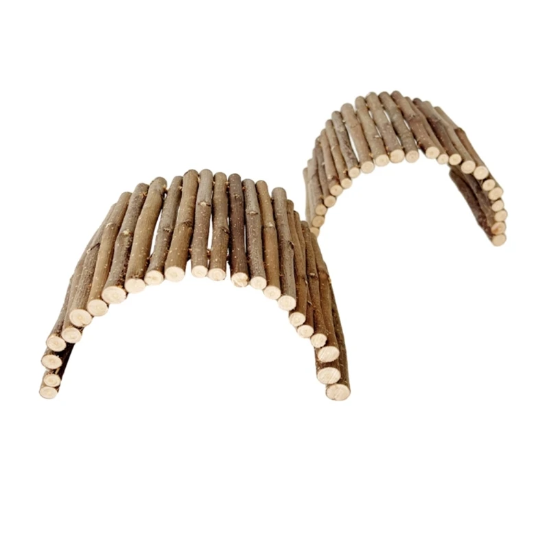 

Hamster Bridge Stair Rabbit Toy Resting Bridge for Hamster for Guinea Pigs, Gerbils Molar Toy Bridge Dropship