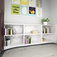 วอลเปเปอร์ไวนิลกันความร้อน/กันน้ํา - ฟิล์มติดด้วยตนเองแบบถอดได้สําหรับห้องครัว ห้องน้ํา โต๊ะและเฟอร์นิเจอร์ 4