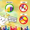 1pc Art Coloring Book 24Page Artistic Graphics Flower For Birthday Party Relieve Stress Kill Time Graffiti Painting Drawing Book 6
