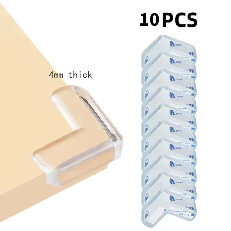 Child Safety Furniture Corner Protectors - Soft Edge Guards for Tables (4/8/10/14 Pieces)