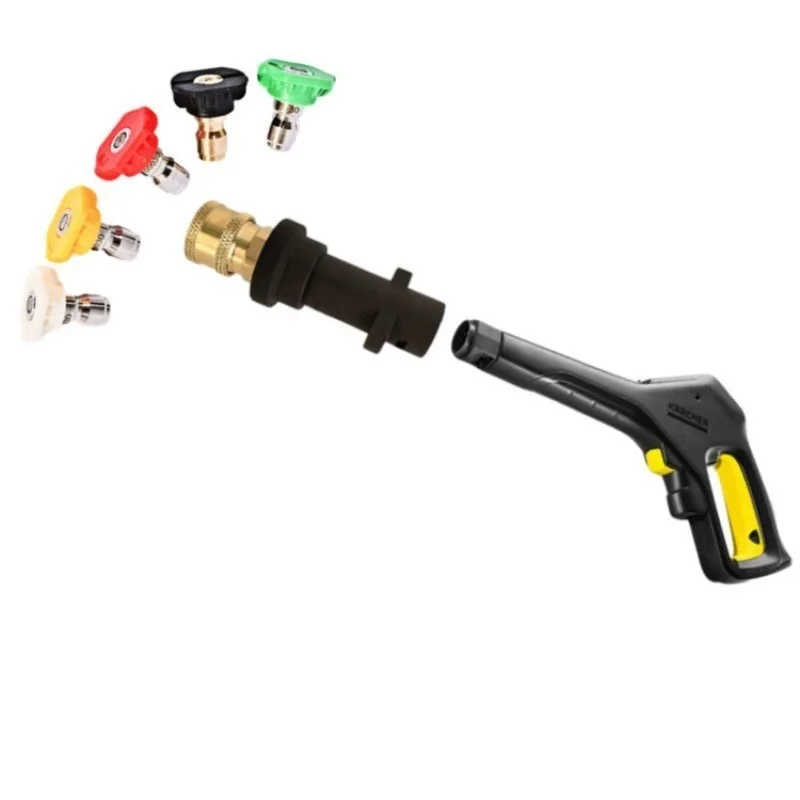 빠른 어댑터 세차 노즐 및 KARCHER K2-K7 고압 물총용 5색 폼 포트 액세서리