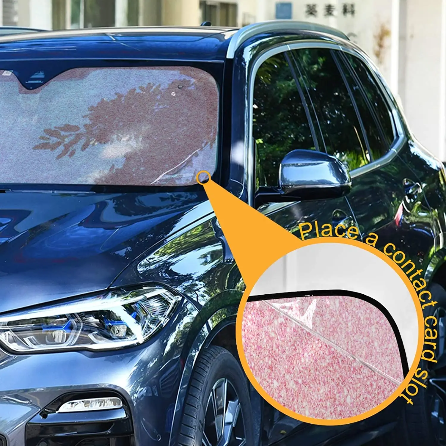 Blue angle Auto Windschutz scheibe Sonnenschutz rosa Glitzer Textur vorne Auto  Sonnenschutz Visier Fahrzeug zubehör - AliExpress