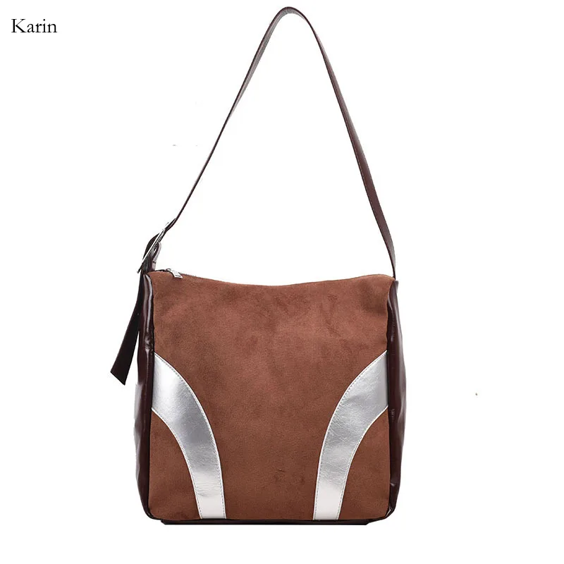 

New Elegant Women's Women's High quality Large CapaCity Casual Fur Shoulder Bag