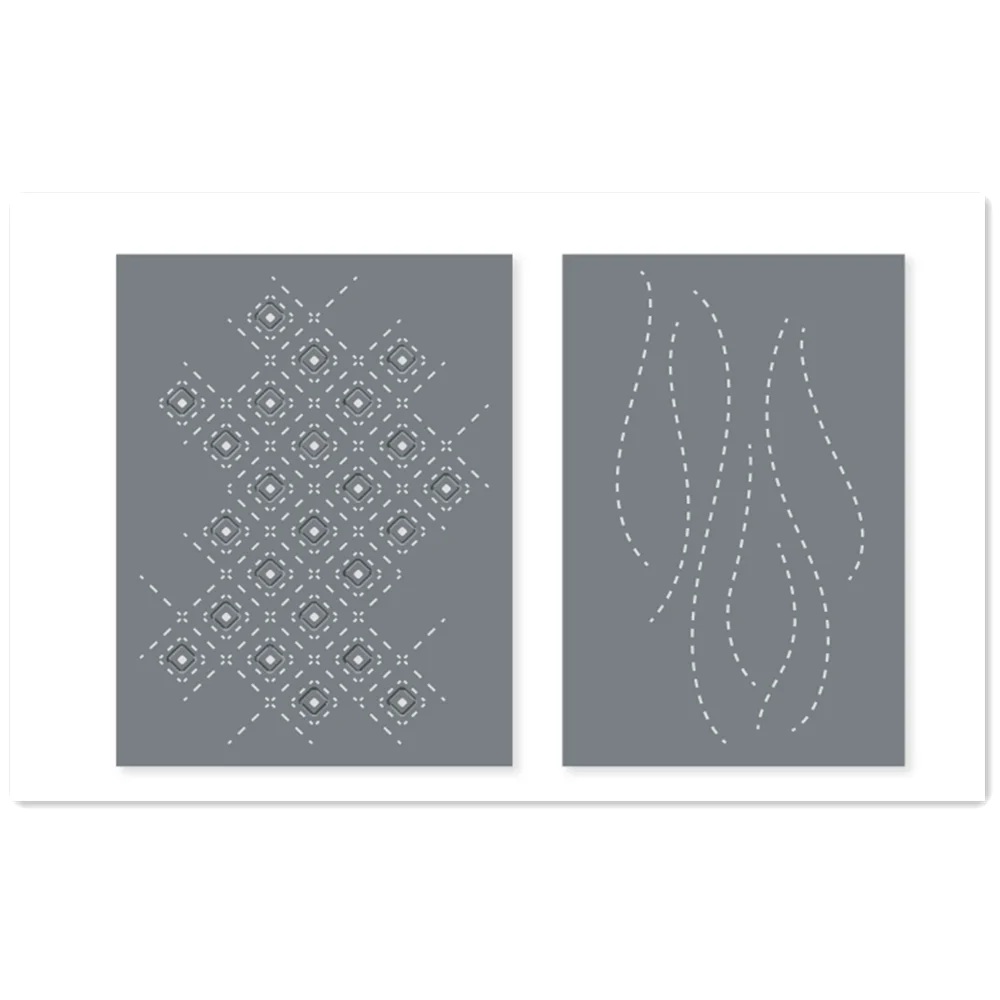 

BRILLIANT BACKGROUNDS Metal Cutting Dies Cut For Scrapbooking DIY Embossing Template Greeting Craft Supplies 2023 Dies