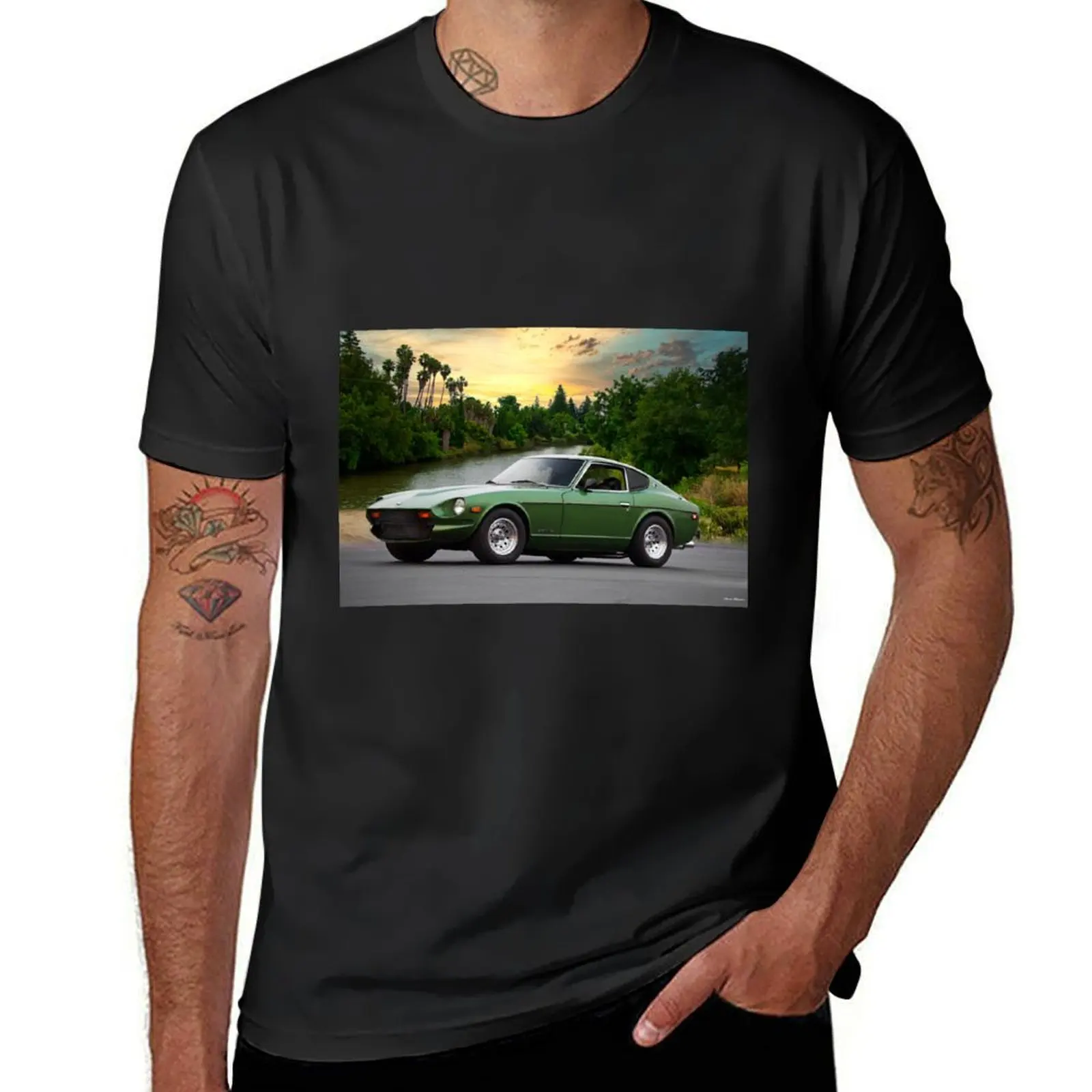 

1975 Datsun 280Z футболка, милая Одежда для мальчиков, белые черные футболки на заказ для мужчин