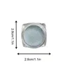 Lightweight Holographic Eyeshadow Powder, Color Gradient Glitter Eyeshadow Highlighter Chrome High Pigmented Chameleon Eyeshadow 4