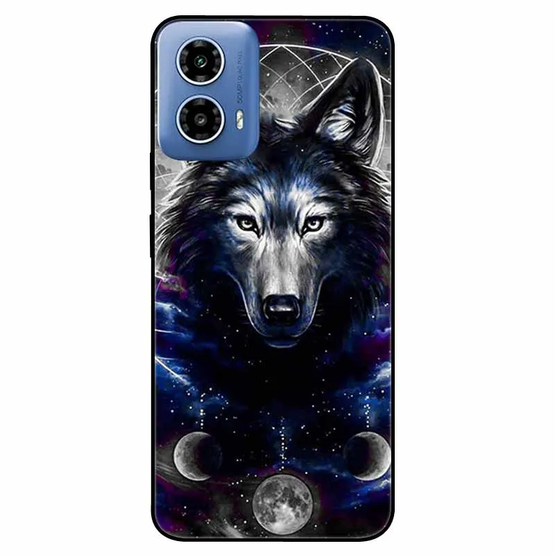 Soft Silicone Fashion Animals TPU Bumper Luxury Phone Case with Painted Design