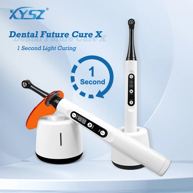 1 Second Wireless Dental LED Light Curing 2700mw/c㎡ Led Cure Lamp High Power Blue Lights Intensity Wide Spectrum Light Cure