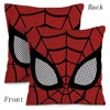 Black White Cool Pillow Covers Sofa Decorative Home HOT Marvels Spiders Man Double-sided Printing Short Plush Cute Cushion Cover 4