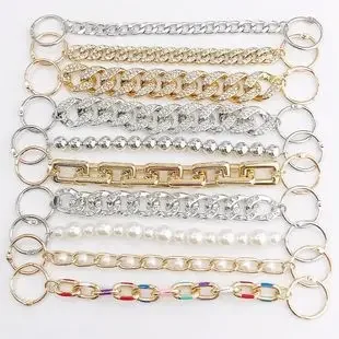 1 Stück Kette Schuhe Charms Schnallen Gold Rose Diamant-montiert Zubehör für Taschen Handys Clogs Schuh Dekorationen mehrfarbig DIY – Detail 1