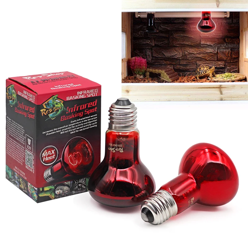 Reptile Lamp Pet Heating Lamp E27 UV Day Night Amphibian Turtle Snake Heat Reptile Bulb Light 25/50/100W AC220-230V