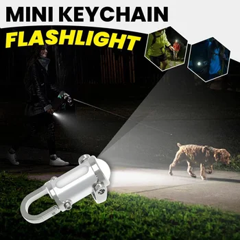 Outdoor Mini Flashlight Portable 1200lm Flashlights 1000mAh Type-C Flashlight for Long Standby Life Waterproof