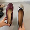 Shallow Female Soft Round Toe Ladies Flats With Shoes Slides Footwear Fashion Butterfly-Knot Women Ballet Flats Dance Shoes 3