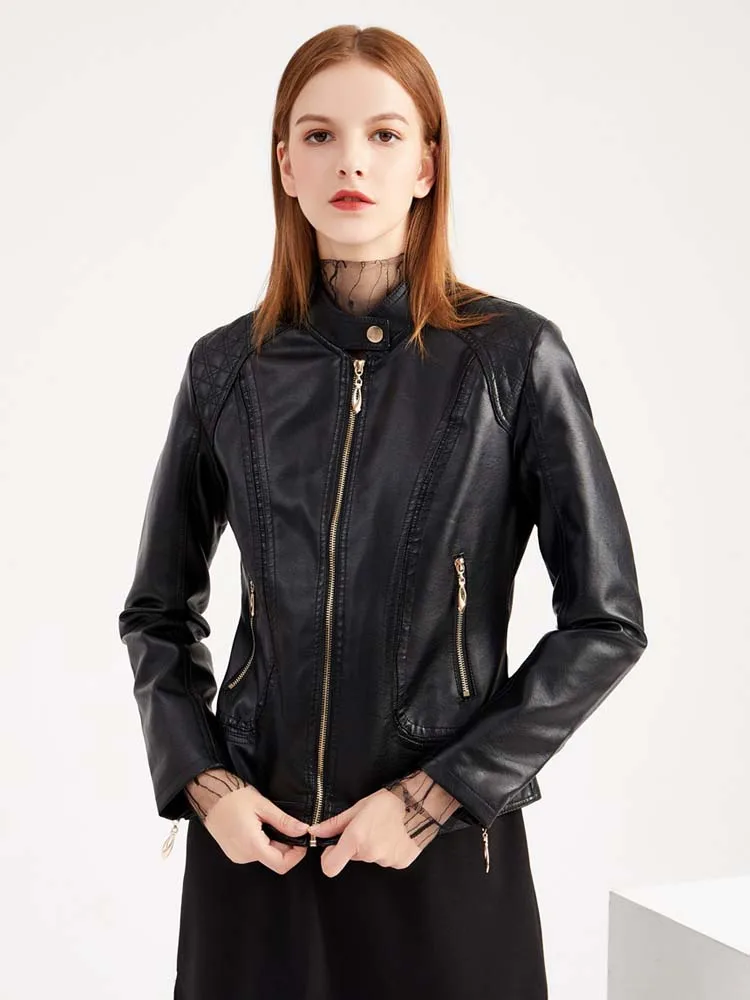 Рисунок 4 - Женская байкерская куртка на молнии