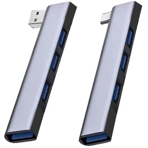 Концентратор USB 3.0, док-станция USB-концентратора, Тип C 3,1, 4 порта, мульти-разветвитель, OTG для Xiaomi Huawei Lenovo Macbook Pro ,USB 3,0 2,0