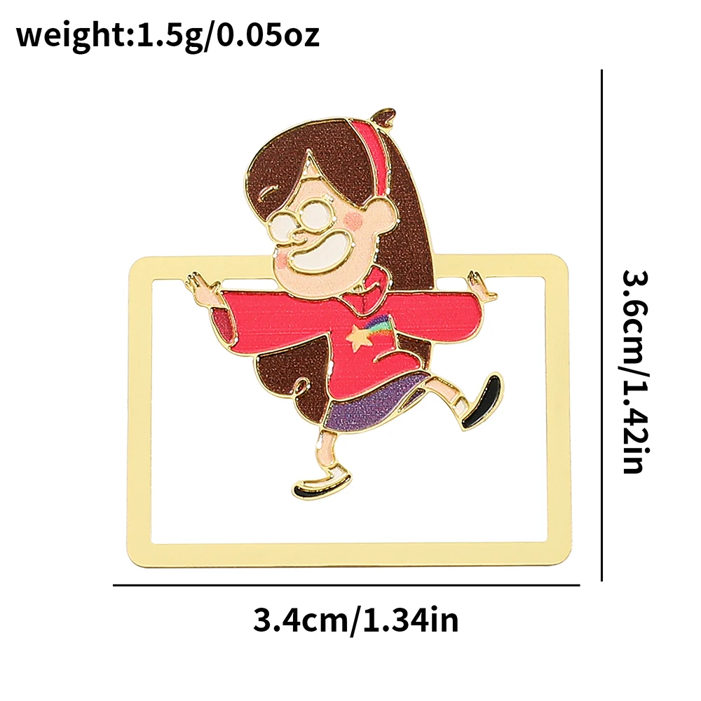 Gravity Falls Metal Bookmark Reading Office Marking Gift