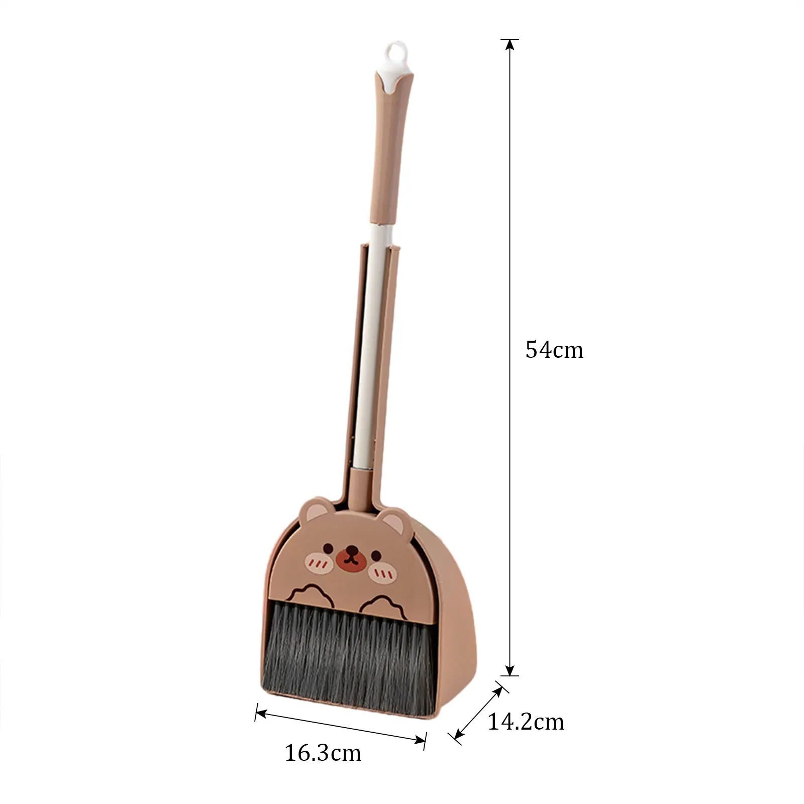 Household Mini Kids Broom and Dustpan Set Creative Pretend Play Toy Housekeeping Play Set Toddlers Cleaning Toys Set for Boys 6