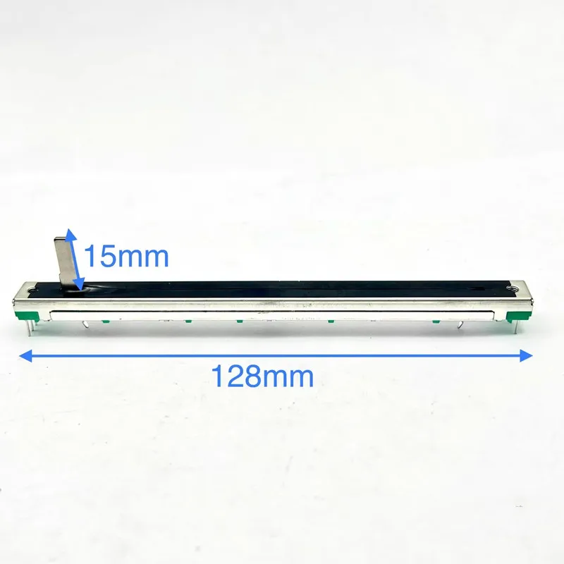 Potentiometer Kit 1pcs Straight slip potentiometer A103 A10K 6Pin Total length 128mm Mixing console volume putter