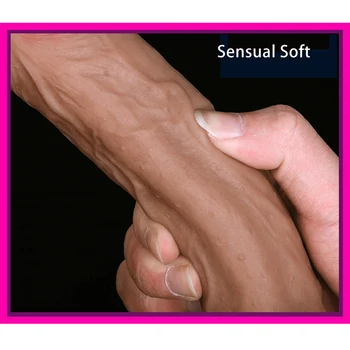 Big Soft Dildo Realistic Suction Cup Penis Lesbian Strapon Dick Huge Sexy Silicone Dildos For Women Gay Dildio Adult Sex Toys 3