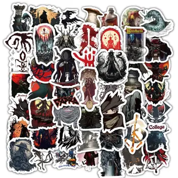 60 pezzi/set gioco Bloodborne Graffiti adesivi custodia per telefono creativa laptop notebook skateboard chitarra adesivo decorativo fai da te