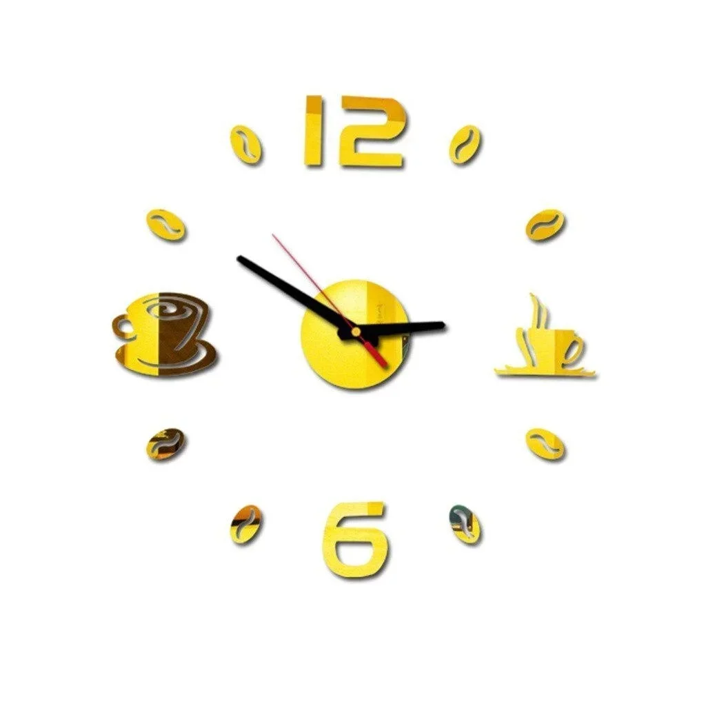 Orologio A Parete Fai-da-Te 60-120cm Orologio Da Parete Effetto 3D Silenzioso Preciso Adesivo Orologio Parete Moderno Decorazione Per Casa Ufficio Hotel Ristorante Facile Da Montare Nero 53796353