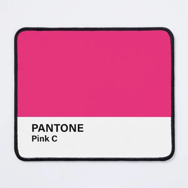 Pantone Pink C Mouse Pad Scrivania Tastiera Tappeto Gaming Computer Mat Gamer Play Mens Stampa Mousepad Anime Table Pc