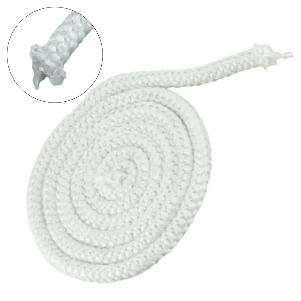 6/14/16mm Fireplace Sealing Rope Gasket Cord Wood Burning Stove Door Fiberglass High Temperature Sealing Rope Replacement