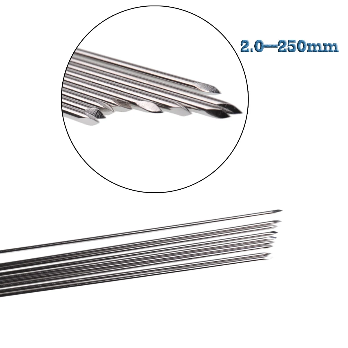 10pcs Veterinary Surgery K-Wire Orthopedic Kirschner Wire Pins Trocar one Ends Veterinary Tools Orthopedic Cerclage Wire Orthopedic Instruments Veterinary Surgical Instruments