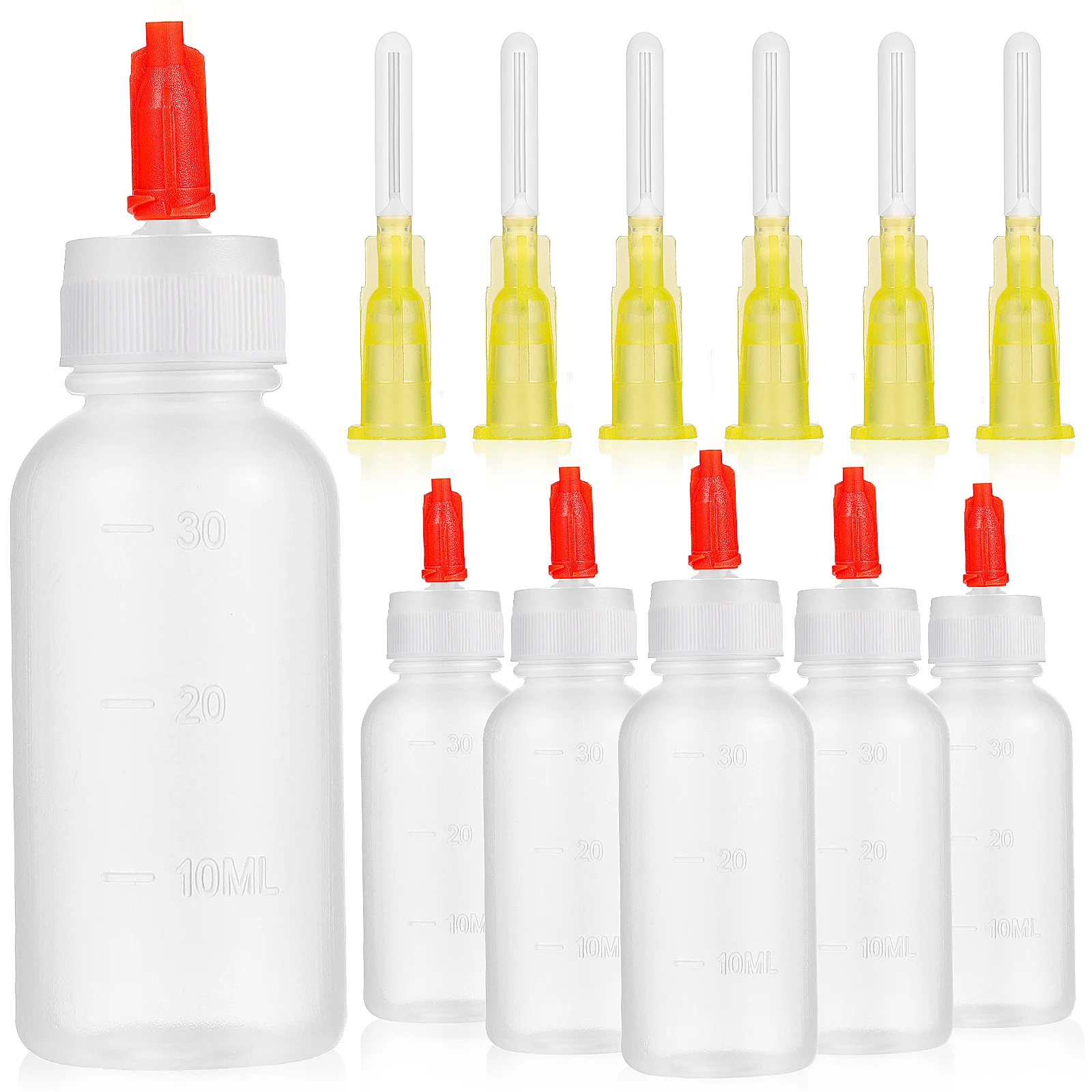 6pcs Multi Purpose Precision Needle Tip Applicator Squeeze Bottles Liquid  Glue Dropper Dispenser 50ml Plastic Needle Tip Bottle - AliExpress