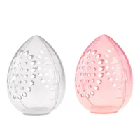 1PC Cosmetic Egg Storage Box Beauty Sponge Stand Storage Case Makeup Blender Puff Holder Empty Cosmetic Transparent Puffs Box 1