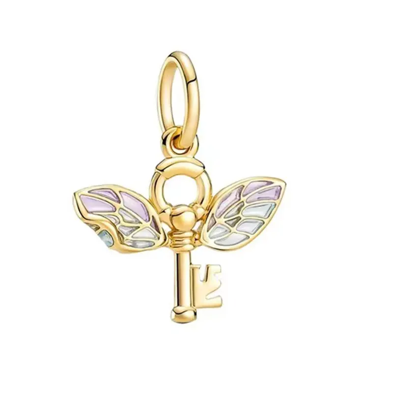 Potdemiel Pure Silver Card Charm Pendant