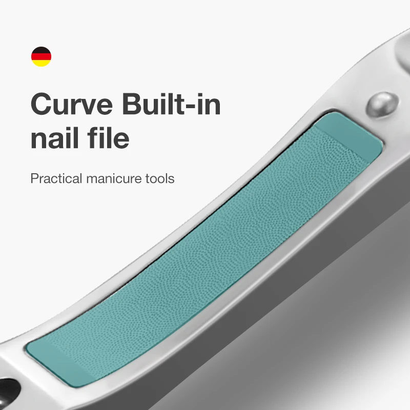 Nail Clippers Simplicity and Fashion Fingernail Clippers Nail Cutter Stainless Steel Scissors with Files