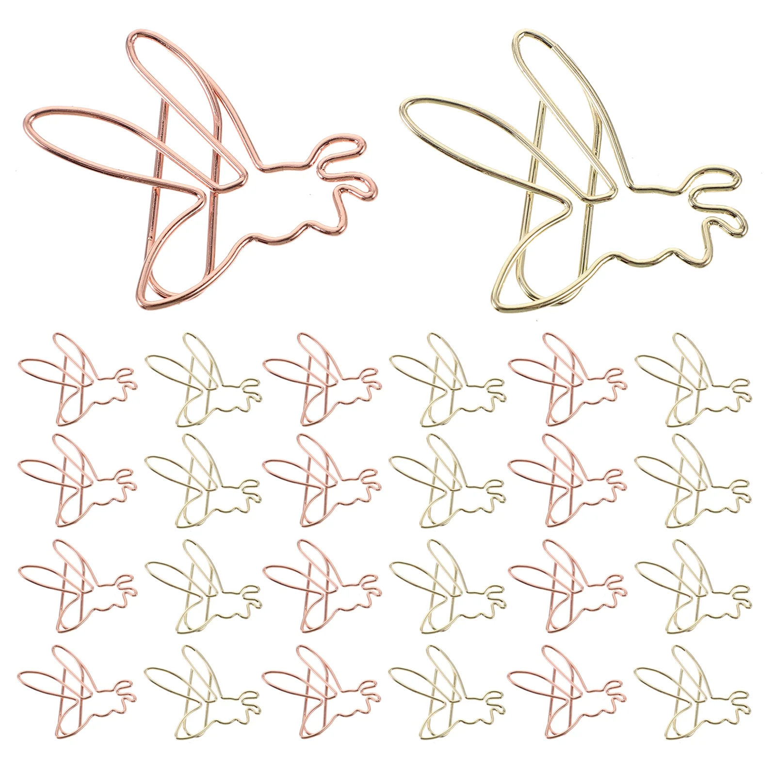 

20 Pcs Cute Paper Clips Bookmark Small Zinc Alloy Creative Shaped Document Office Student Metal Paperclips