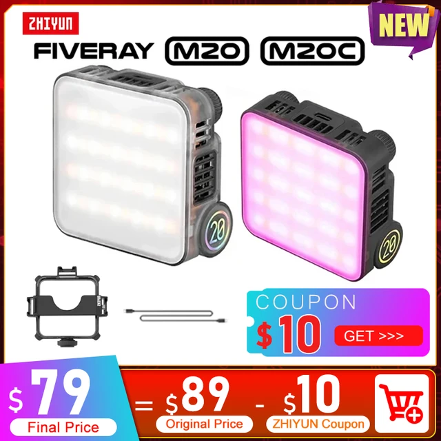 ZHIYUN Official FIVERAY M20C M20 Full Color RGB LED Video Lights