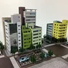 1:300 Scene City Building Sand Table Model Plastic Assembled Diorama Layout 5