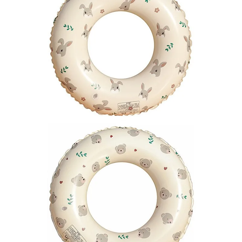 Manufacturer swimming ring cross-border thickeneded bear swimming life-saving armpit ring inflatable water...