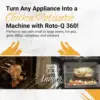 Rotisserie Kit for Grills, Ovens, Smokers - Stainless Steel - Non-Electric Spit Roaster - Gas/Charcoal BBQ 5