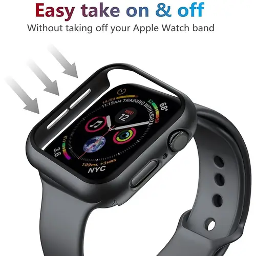 Tempered Glass+Cover For Apple Watch 11 10 9 8 7 46mm 42mm PC Bumper Screen Protector Case iWatch Series 7 6 5 4 SE3 44 40 45mm - Image 6