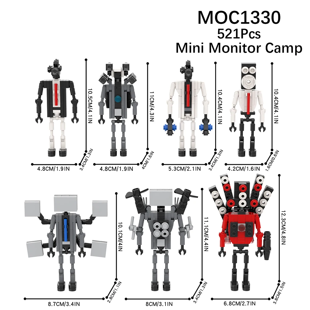 MOC  ø Skibidi     ī޶ Ÿź  ,  峭,  â  ģ
