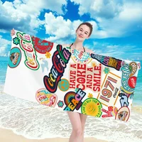 Laumango C-coca-cola-A Towel Beach towel 1