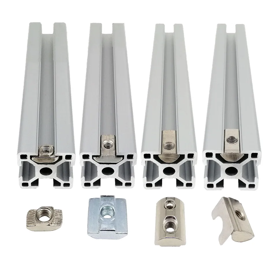 10 stuks M5 M6 T-schroef T-schroef hamerkop T-bout aluminium connector voor aluminium profiel 20 / 30 12 mm 16 mm 20 mm 25 mm 30 mm CNC (3030-M6-12 mm 10 stuks