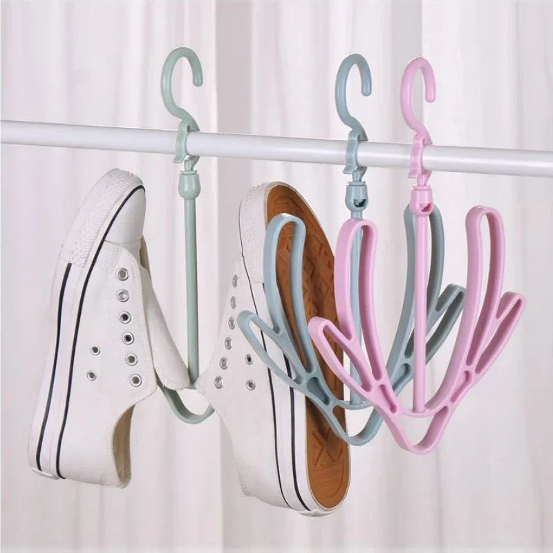 5Pcs Shoe Hanger,Hanging Shoe Organizer,Hanging Shoes Rack,Shoe Drying Rack, Dryer Rack,Shoes Hanging Drying Rack